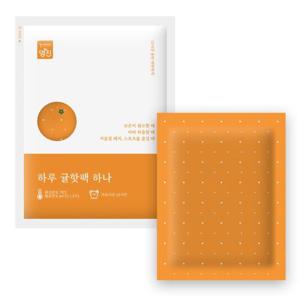 하루 귤핫팩 하나 90g 80개 마이핫 감귤 손난로 핫팩