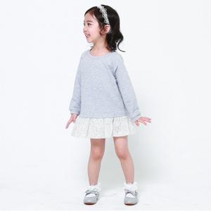 [삐삐롱] 실비아 여긴팔원피스 상의(16S1568DNTG_GR)