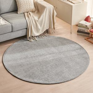 이솔홈 컴팩트 극세사 원형 카페트 러그 100x100