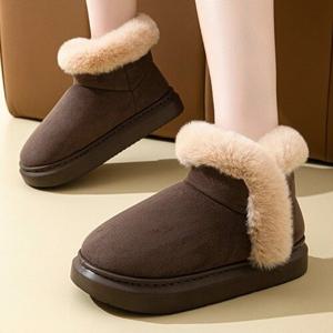 [잇백잇슈]겨울심플숏부츠 보온 따뜻 부드러운 깔끔 여성방한화