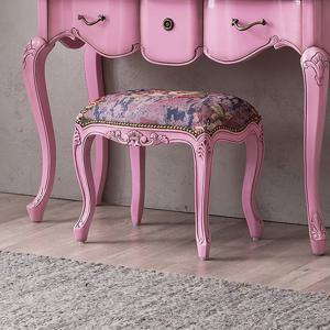 [리체갤러리] 엘라 핑크 사각 스툴