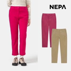 네파 여성 골덴바지 가을 겨울 슬림핏 보온 코듀로이 팬츠 7K61666