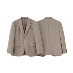 [맨잇슈트]맨잇슈트 가을 이태리 수입원단 라이트베이지 스판 셋업재킷