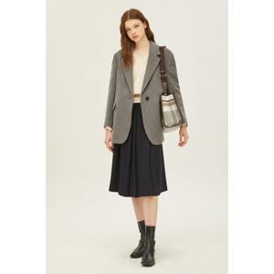 [시슬리]체크모직 미디움 백 SCBG34261