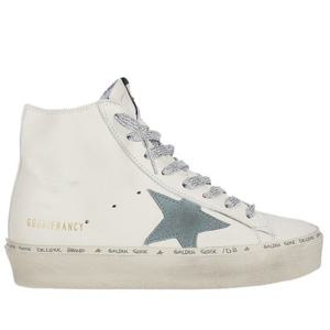골든구스 여성 프란시 하이탑 스니커즈 화이트 GWF00700 F006184 11866