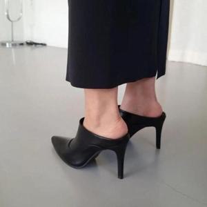 [JHQRB7PS_4A]베이직 여성화 슬링백 미들힐 정장구두