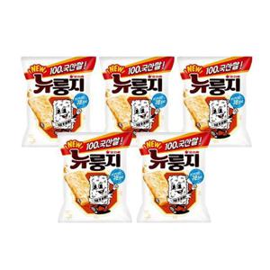 오리온 뉴룽지 124g 5봉지 봉지과자 사무실간식