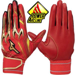 [미즈노]미즈노 야구 프로 배팅장갑 [적골] 1EJEA53762RG D2412