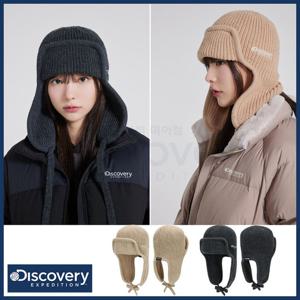 디스커버리 24년 겨울신상 남성/여성/공용 귀달이 안감 비니/커플니트모자/방한모자 DXMIA DXBN5604N