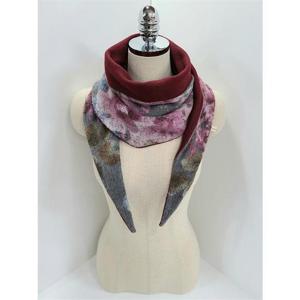 [이쁜] 큰꽃 삼각 머플러