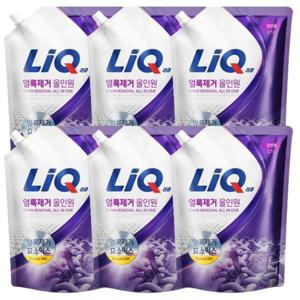 [리큐] 리큐 얼룩제거 올인원 일반용 리필 2.1L 6개