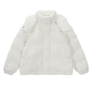 [게스]게스 여성 패딩 다운 후드 숏 푸퍼 화이트 YN4W5890 W