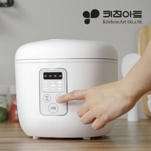 키친아트 미니 전기밥솥 3인용 스마트 소형 자취 보온밥통
