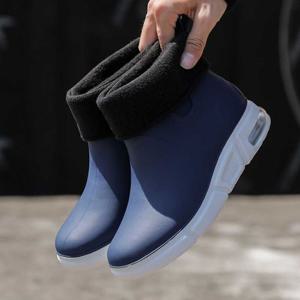 발편한 겨울 방한 부츠 남자 털 레인 장화 식당 횟집