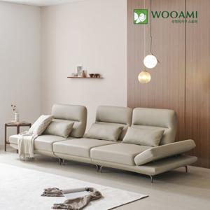 [착불]우아미가구 알레 5인용 스윙 가죽 소파