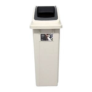 50L 국민 휴지통 쓰레기통 그레이 1P 오픈 슬림형 재활용 분리수거함 업소용쓰레기통 대형쓰레기통