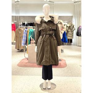 [씨]폭스 퍼 야상 롱 패딩 (SJHJY2628)