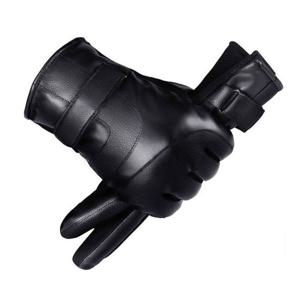 투툼한장갑 PU가죽 방한 오토바이 장갑 스크린 터치 논슬립