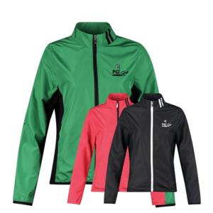 보스케 여성 봄 가을 골프웨어 골프 레터링 긴팔 바람막이 점퍼 L240724