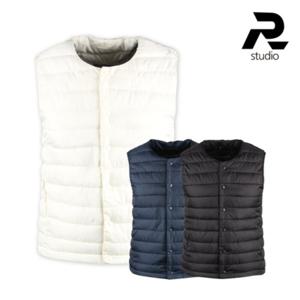 보스케 남성 봄 가을 골프웨어 골프 라운드넥 경량 패딩 조끼 L11102333