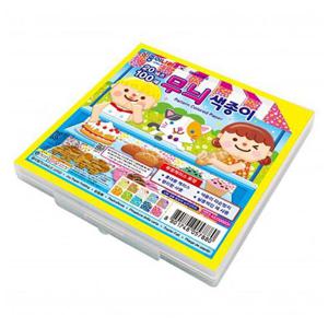 케이스 케이스 무늬 색종이 20색 100매