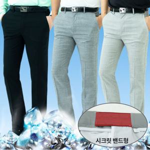 [레디핏]남자 얇은 카치온 통풍 스판 여름 골프바지_LSP641TO3