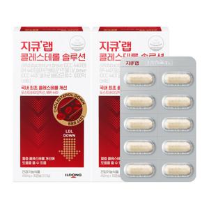 일동제약 지큐랩 콜레스테롤 솔루션 450mg 30캡슐 2개