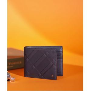 [닥스] DD금속장식 소가죽 블랙 반지갑 DBWA5E274BK