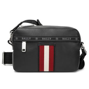 BALLY 남성 가죽 크로스백 HAL F010 6235428 BLACK