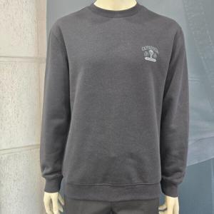 [지오지아]남자티셔츠/맨투맨/기모/라운드넥/ABF1TR1102-BK_OD