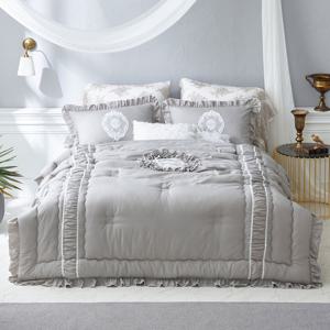 에어룸 베르사유 자수 프렌치 프릴 베딩풀세트(이불+패드+매트커버+베개커버)SK