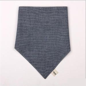 유아스카프 국내제작 순면 스카프빕 블루데님 오가닉면 턱받이