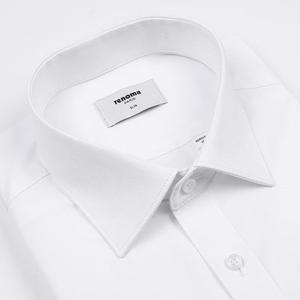 [레노마셔츠] 25SS RZRSL0-112WH 구김없이 착용감이 탁월한 스판 솔리드 기본셔츠