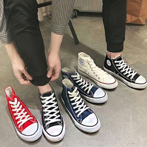 남자 하이탑 캔버스화 데일리 캐주얼 인기 운동화