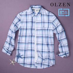 [올젠] 이지케어 윈도우 체크 셔츠 (ZOD2WC1304)