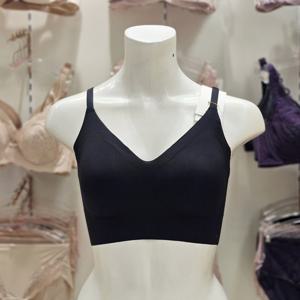 [트라이엄프] 피티니스 필 라테스 요가브라 프리컷 탑 TEWBR311 BK