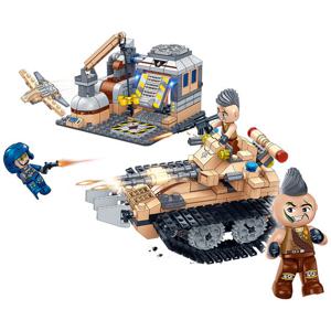 반바오 작동조립블록 무기공장 모형 만들기