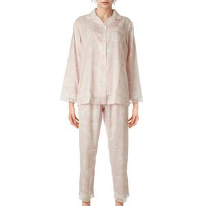 [비비안(언더웨어)]블랙라벨 우아한 사틴 레이스포인트 여성잠옷세트 WP8851AP