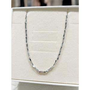 미니골드 14k 에노르메 화이트골드 목걸이 NNKM4198