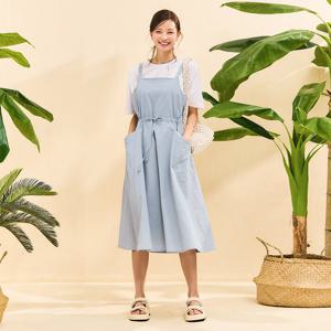 여성 크링클 뷔스티에 원피스-EBRG6175C0D