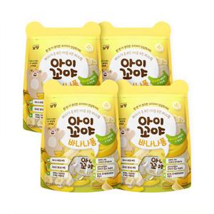 [남양유업]아이꼬야 아기과자 바나나퐁 30g 4개