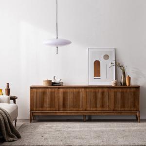 뮤즈 TV 거실장 2000 높은 원목 티비다이 오디오랙