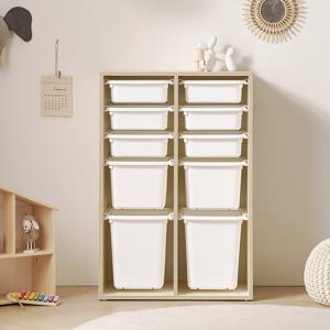 나무뜰 버디 E0등급 아기 유아 5단 바구니 수납장 서랍장 MRF061C (착불)