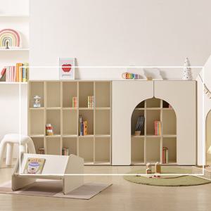 나무뜰 버디 E0등급 3단 책장 아기 유아 책장 2200 세트 MRF049C (착불)