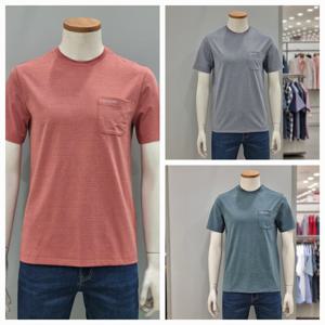 [크로커다일남성][모다남양주]그레이 라운드 티CDAAATP2705OR_GN