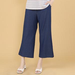 애비뉴투지 엄마옷 썸머 여성 여름 허리밴드 와이드 청바지 빅사이즈 P07223