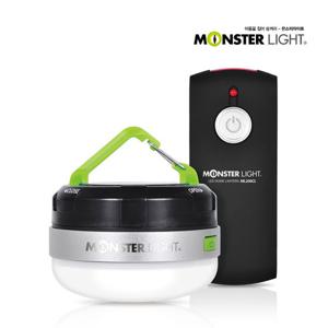몬스터라이트 LED 돔 랜턴 무선 리모컨 포함