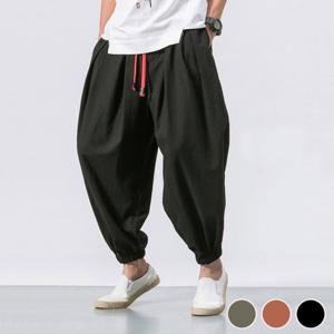 [모로엠] 남성 간절기 편하고 시원한 남자바지 배기바지 DMS-PTA-Q4375442