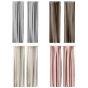 이케아 VILBORG 빌보리 반암막커튼 한쌍/커튼/블라인드/침실/거실