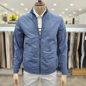 [피에르가르뎅](모다인천점)블루 심플 홀겹 캐주얼 점퍼/PQJP220